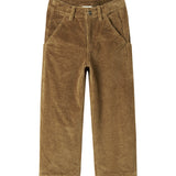 Brune fløjlsbukser med sidelommer til børn