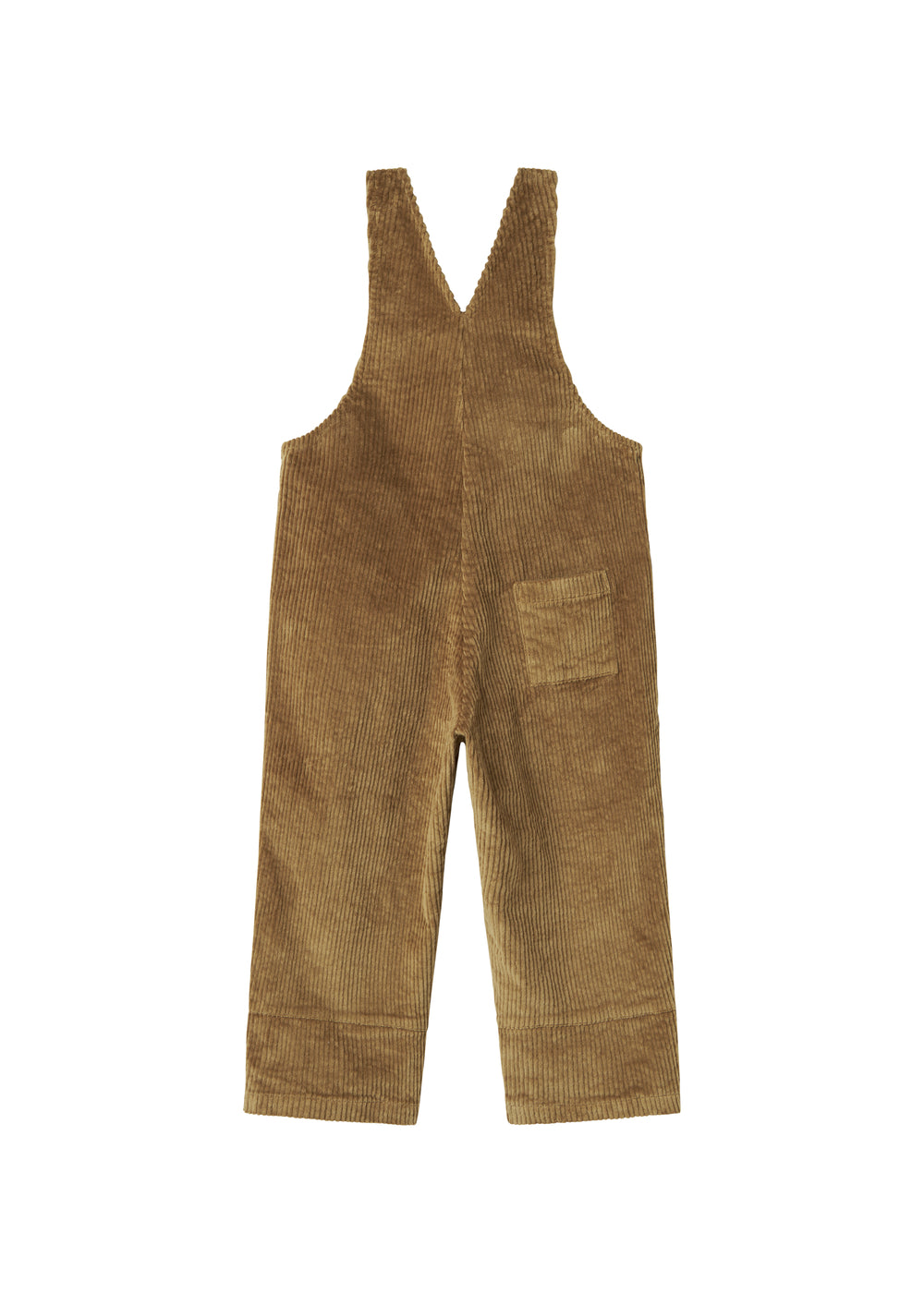 Brun fløjlsheldragt med seler til børn