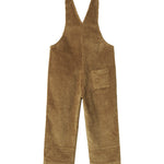 Brun fløjlsheldragt med seler til børn