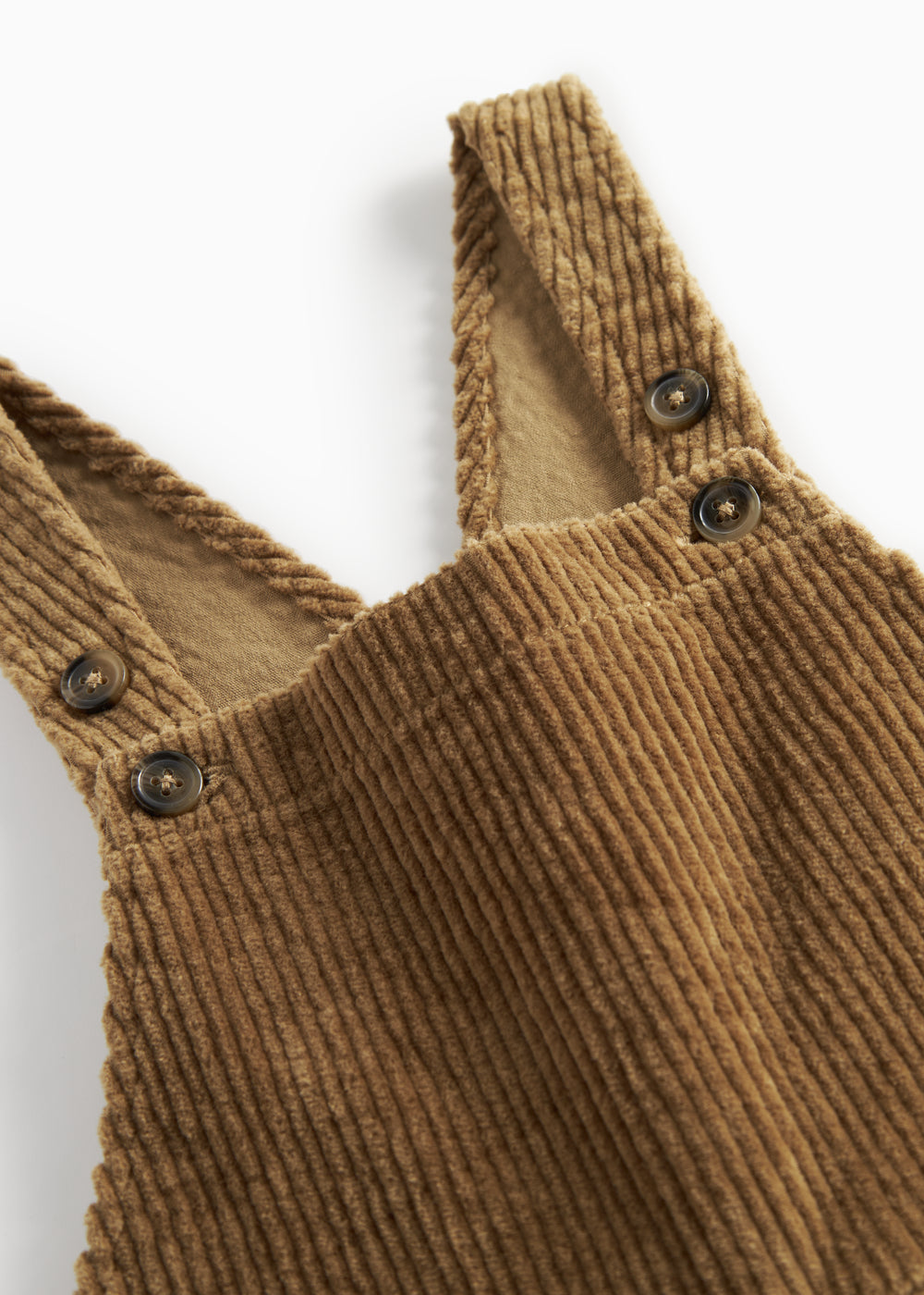 Brun fløjlsheldragt med seler til børn