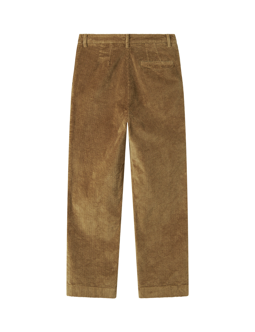 Brune fløjlsbukser med lige ben til kvinder