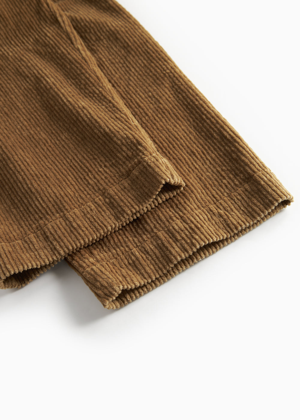 Brune fløjlsbukser med lige ben til kvinder