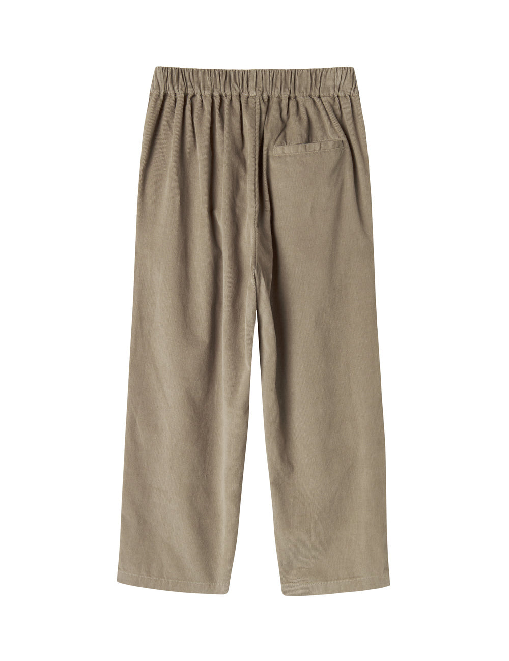 Beige bukser i babyfløjl med brede ben til børn