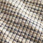 Brun ternet tørklæde