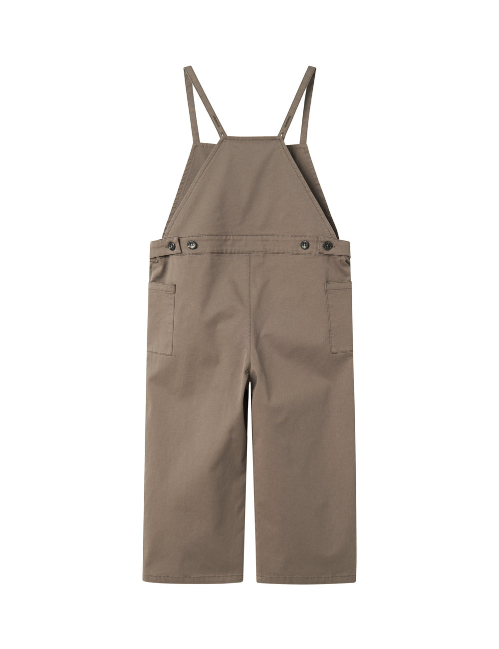 khaki children's bib pants with adjustable straps