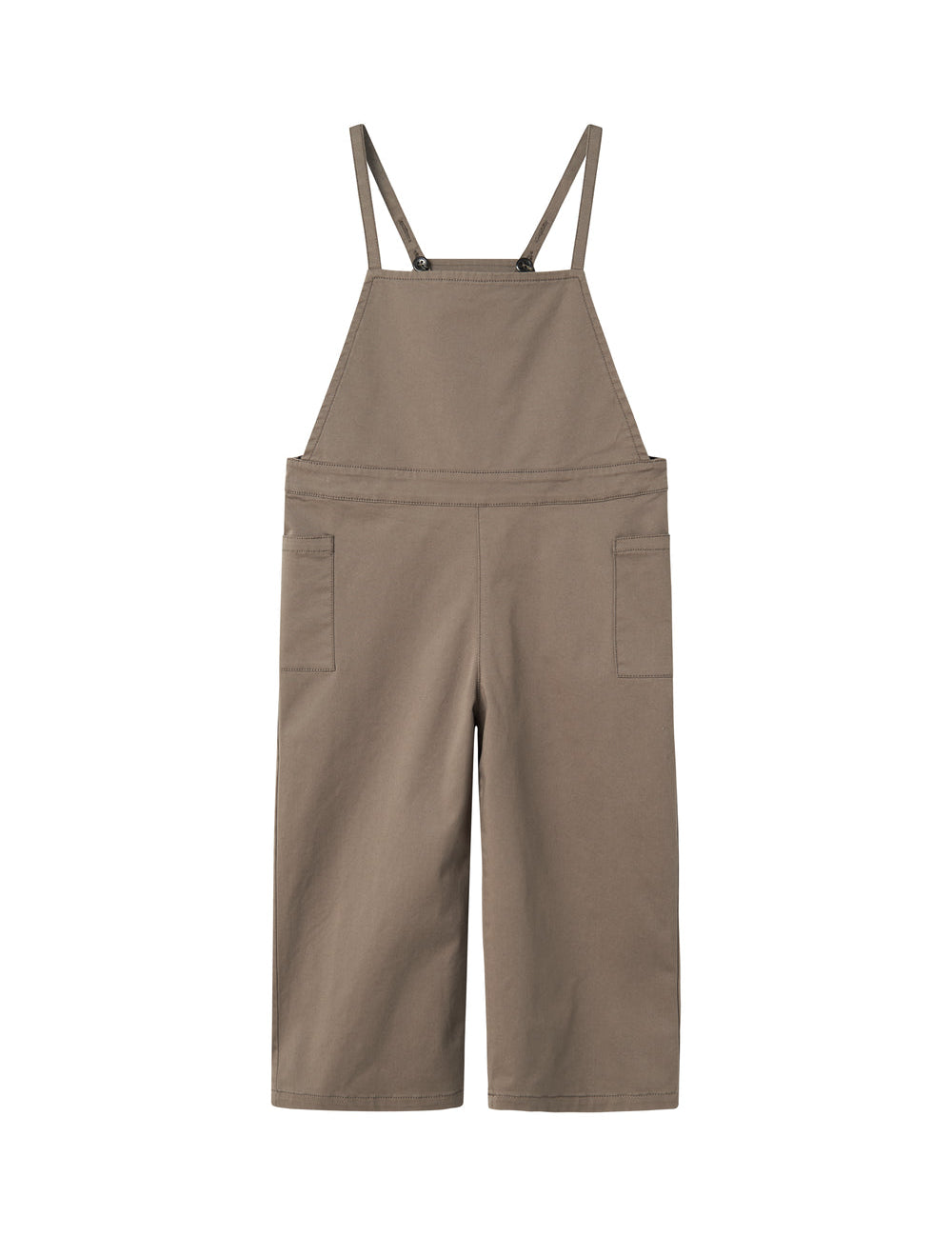 khaki children's bib pants with adjustable straps