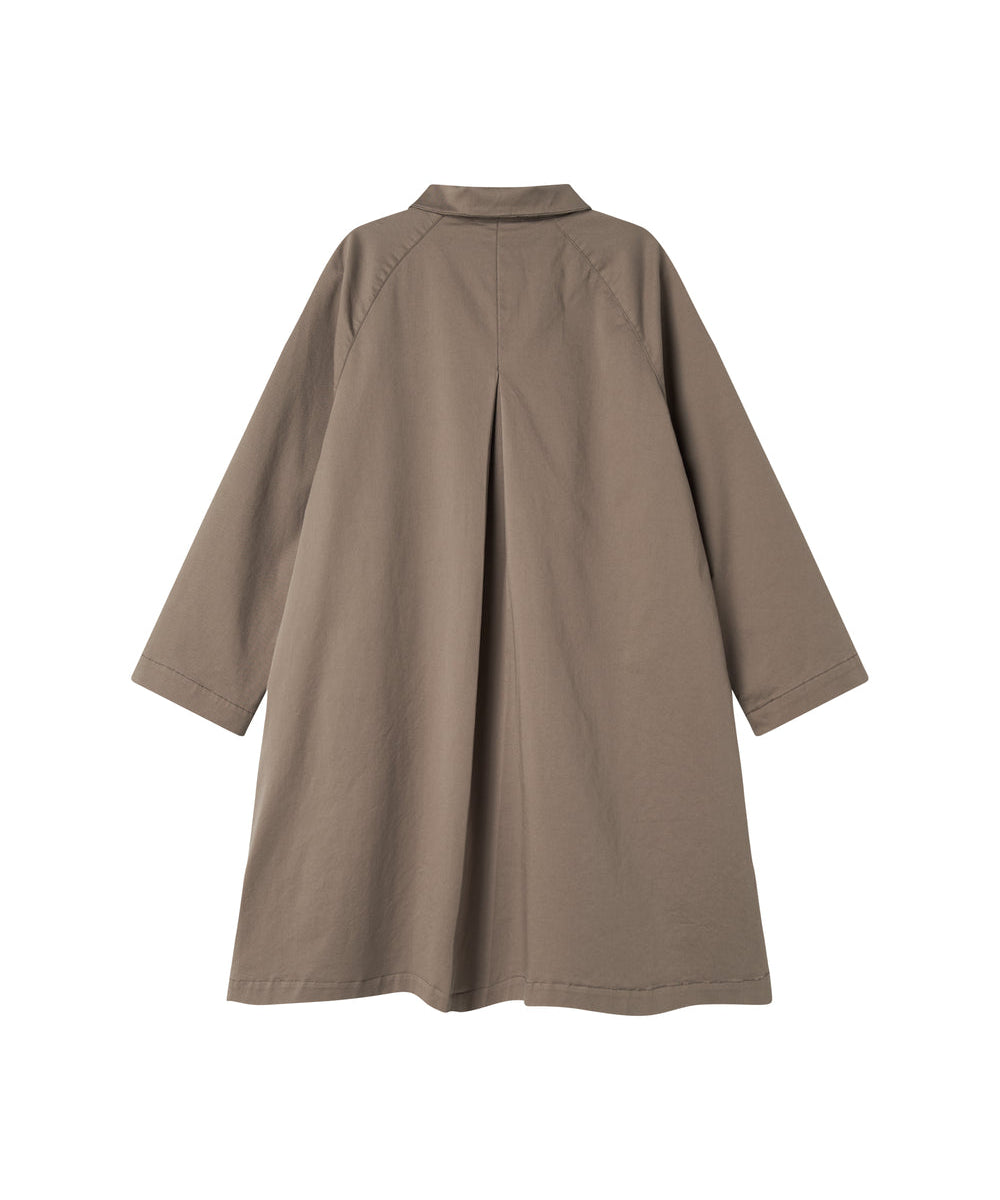 Enkel kaki chino frakke til kvinder