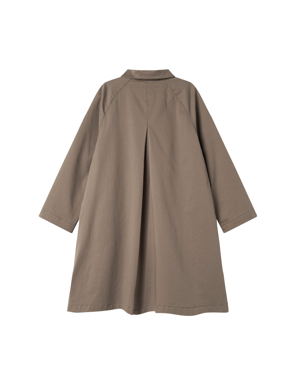 Enkel kaki chino frakke til kvinder