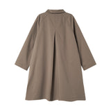 Enkel kaki chino frakke til kvinder