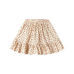 nederdel med blomstermønster og elastik i taljen