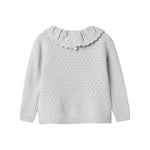 Grå strikbluse til børn