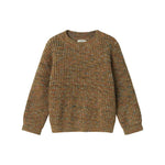 Brunmeleret striktrøje til børn