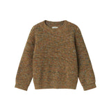 Brunmeleret striktrøje til børn