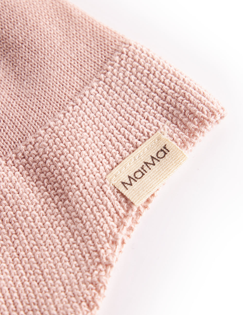 Pink pearl knit hat for baby