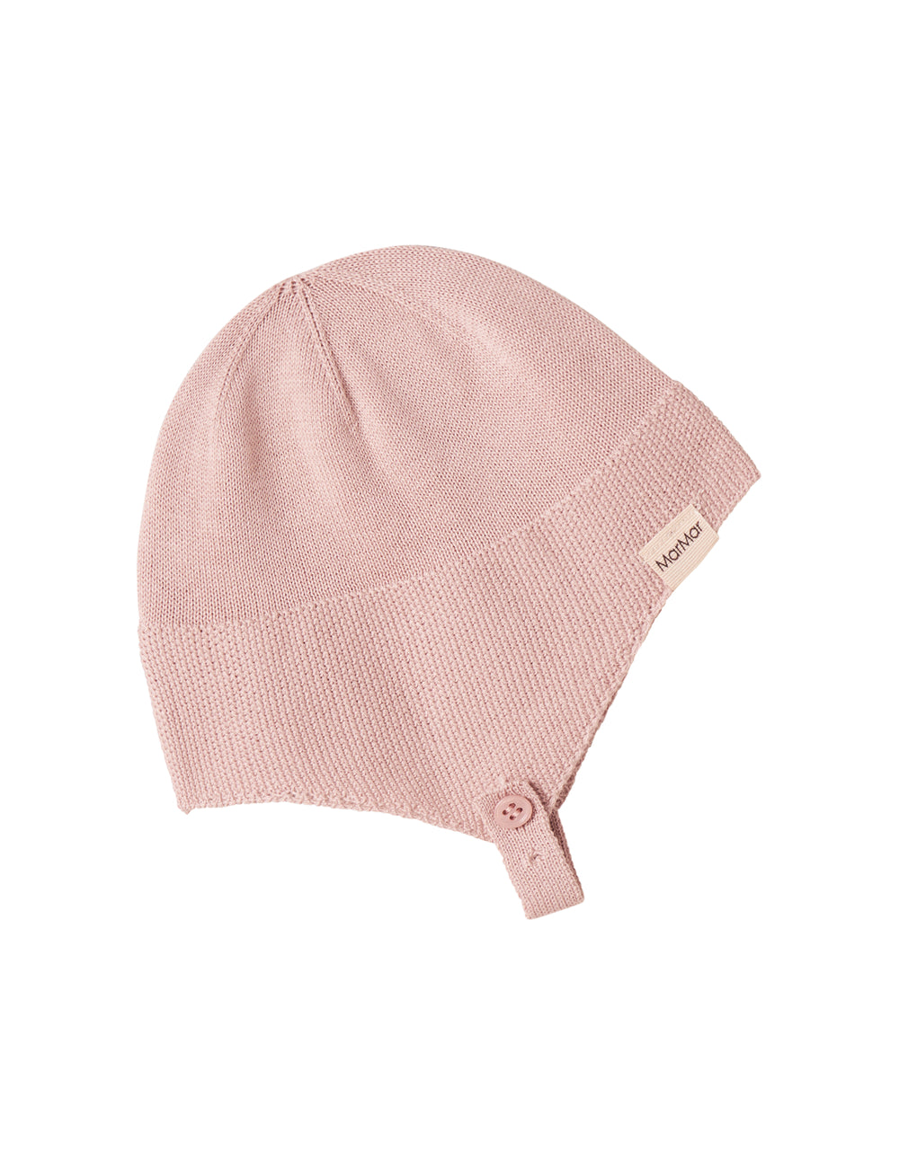 Pink pearl knit hat for baby