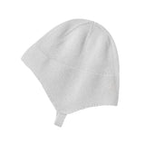 Grå hue i perlestrik til baby