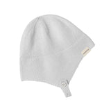 Grå hue i perlestrik til baby