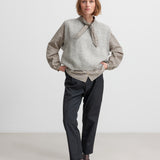 Petra W, Pants - Dark Gray Melange