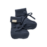 Abootie, Knit booties - Blue