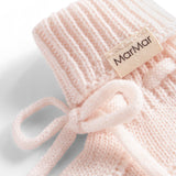 Abootie, Knit booties - Rose Quartz