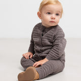 Pow, Knit trousers - Dusty Brown Mel.