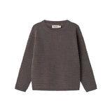 Tano, Knit sweater - Dusty Brown Mel.