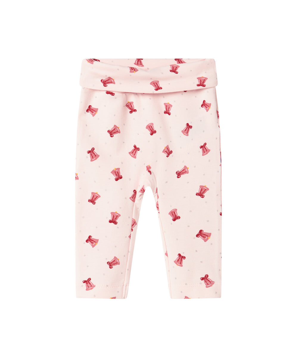 Babybukser med juleklokke mønster