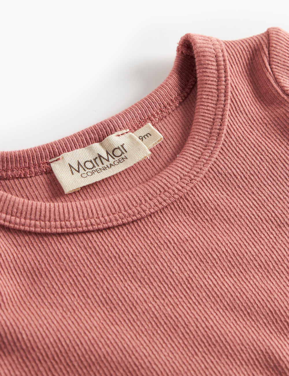 Støvet rosa t-shirt med lange ærmer til børn