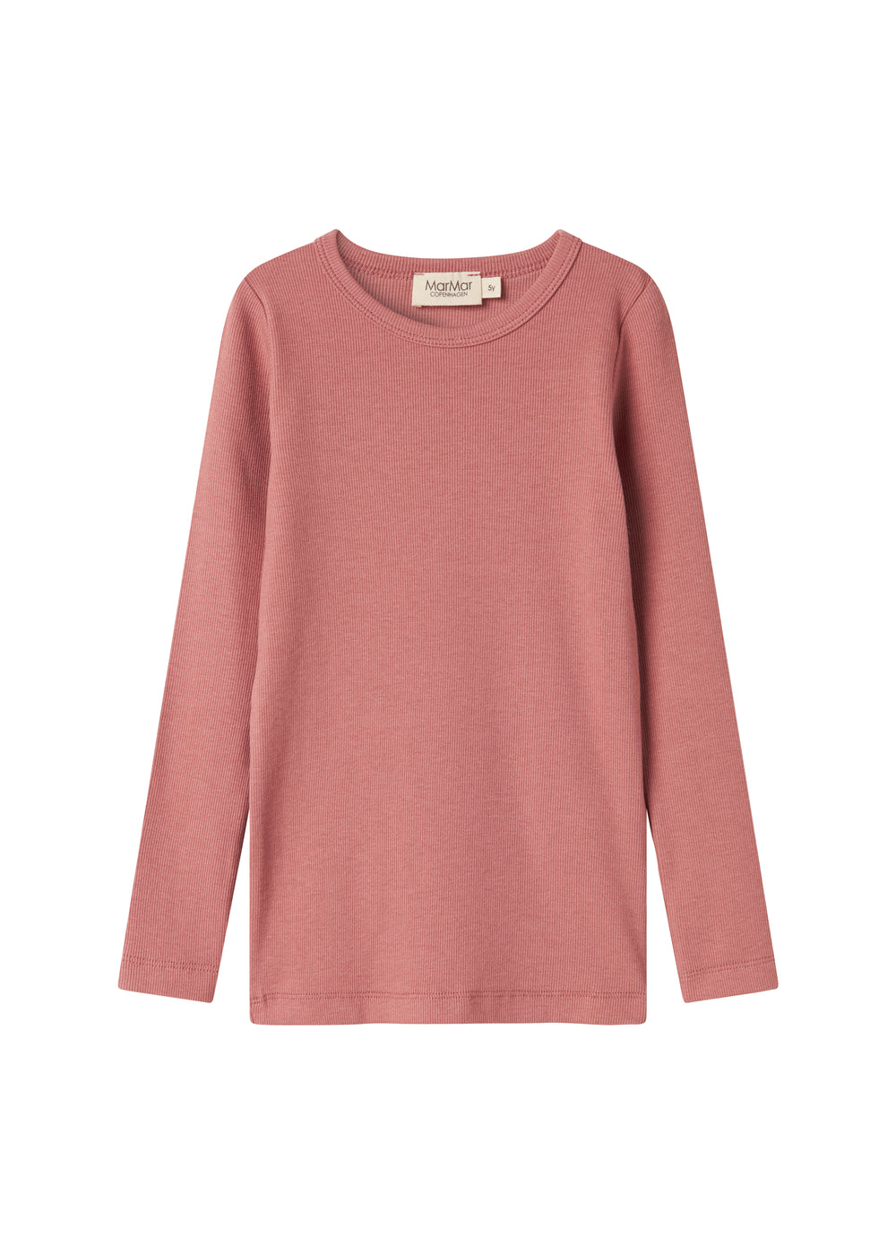 Støvet rosa t-shirt med lange ærmer til børn