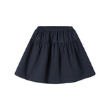 Mørkeblåt nederdel med elastisk talje og let struktur til børn