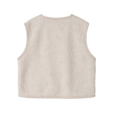 Oky Waistcoat - Teddy Vest, Moon Grey
