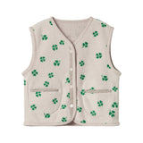 Oky Waistcoat - Teddy Vest, Moon Grey