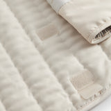 Dark brown striped thermal jacket for children