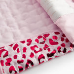 Lyserød termo jakke med leopardprint til børn