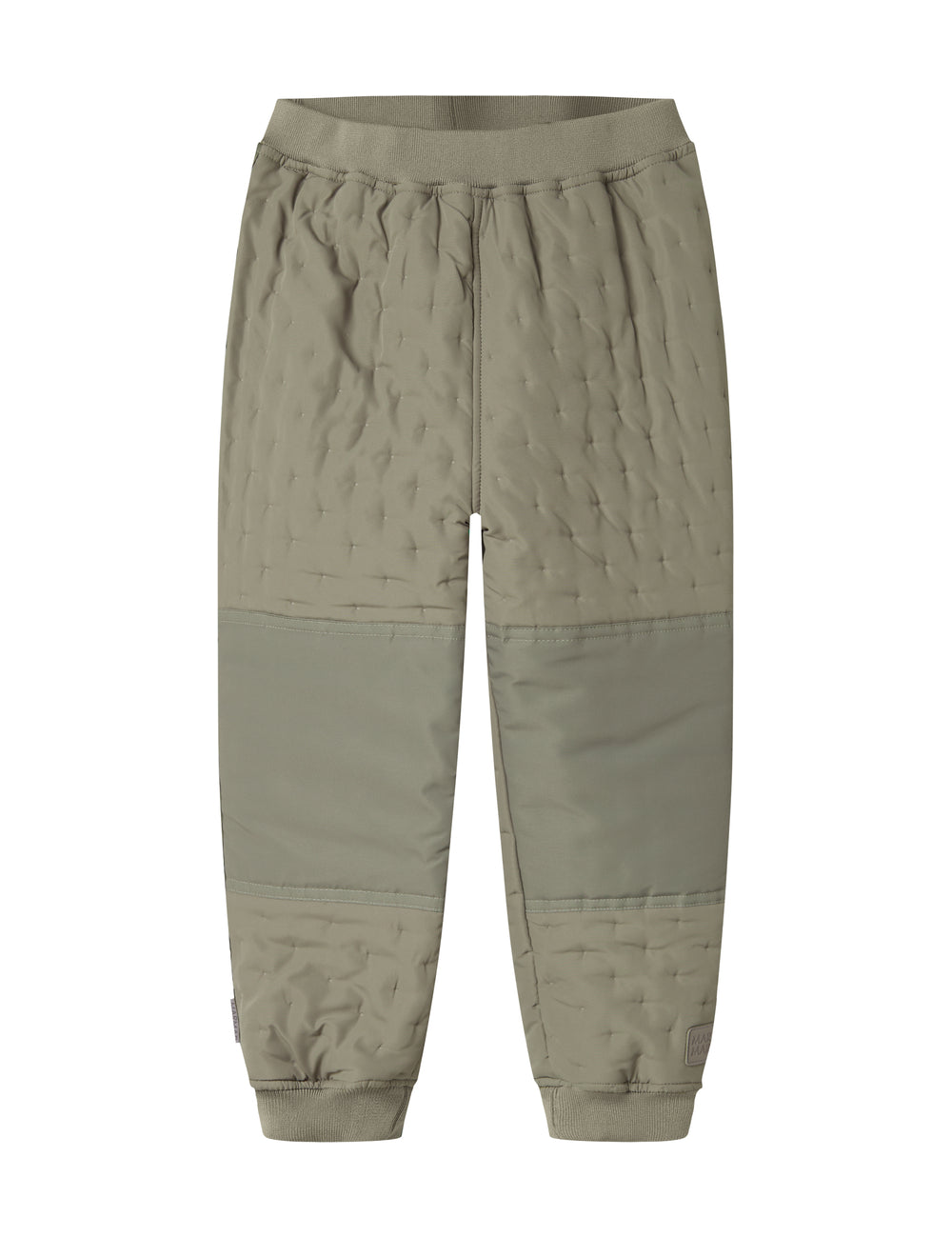 Green thermal pants for children