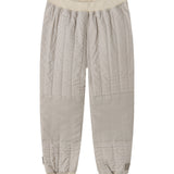 Brown striped thermal pants for baby