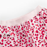 Lyserøde termobukser med leopardprint til barn