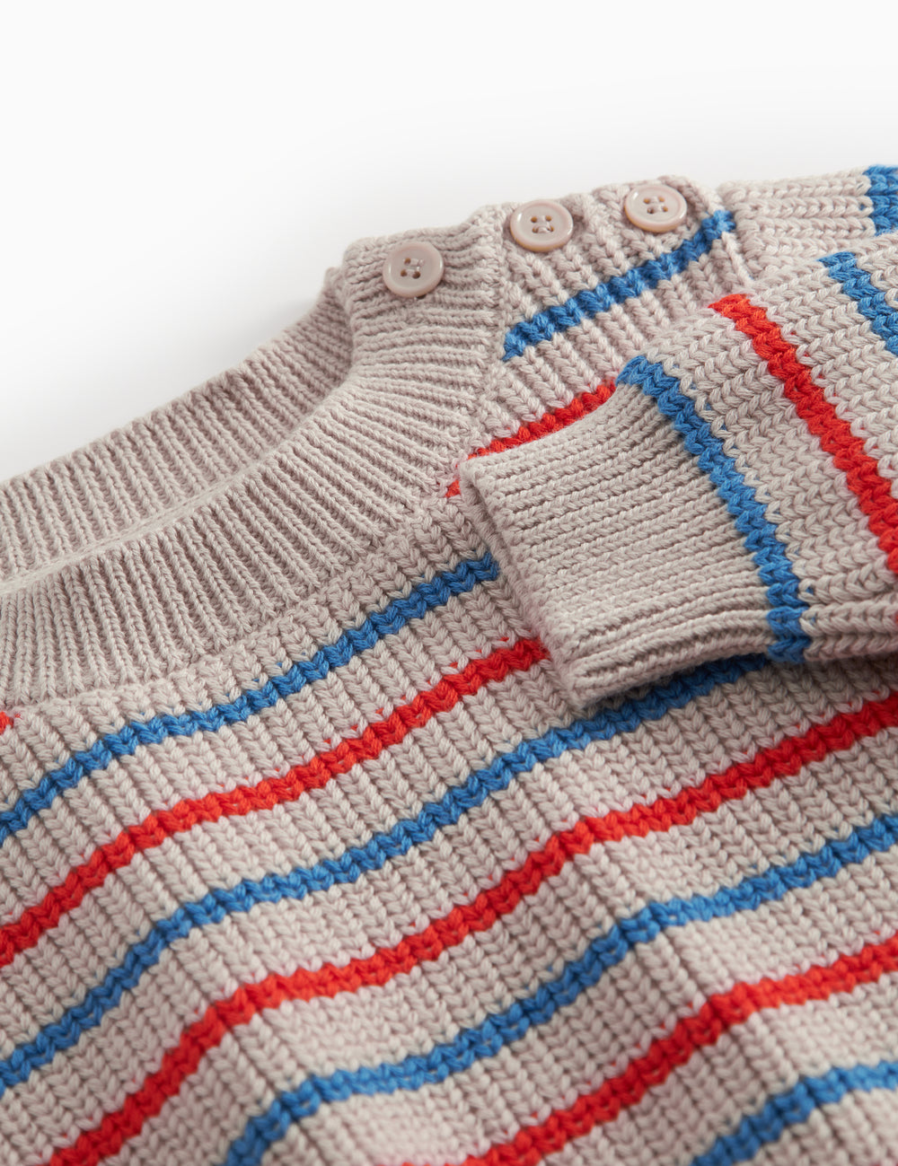 Striped striktrøje for baby