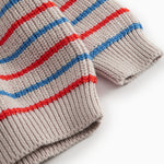 Striped striktrøje for baby