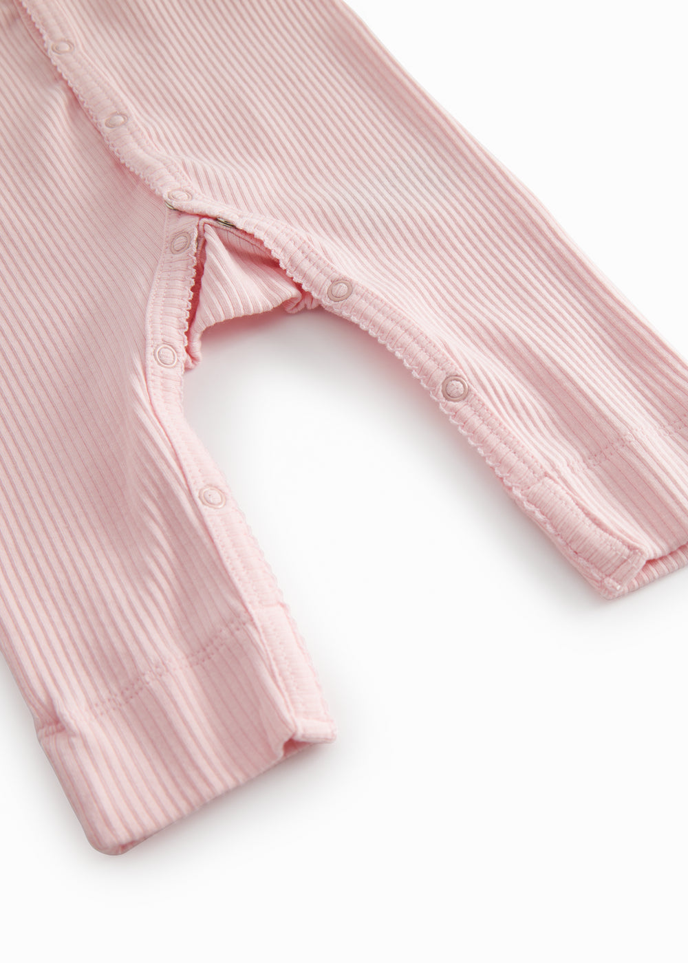 Red long-sleeved baby outfit with buttons