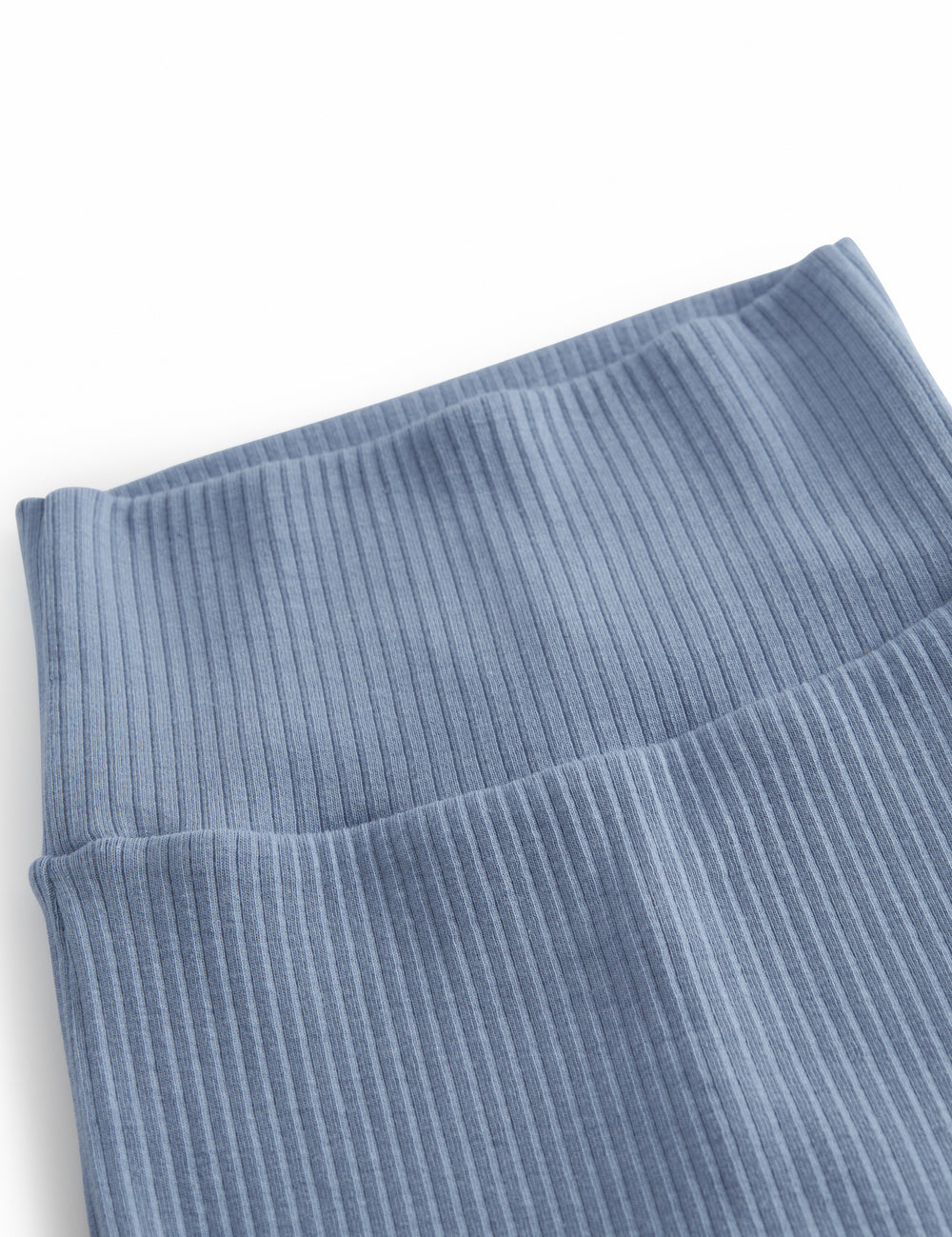 Light blue baby pants with feet for newborns