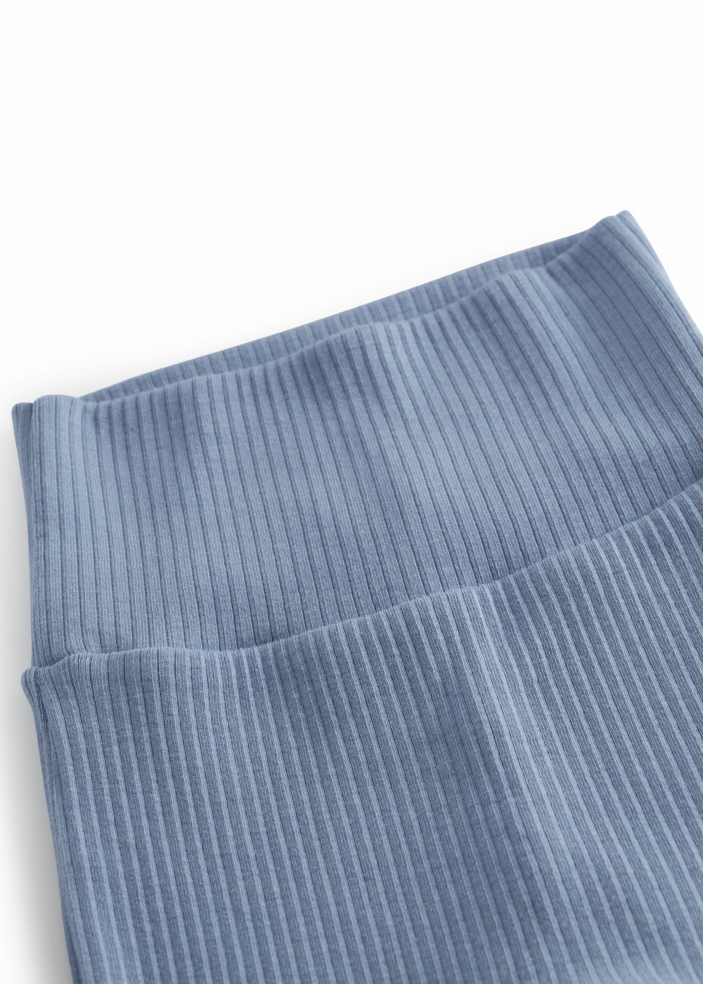 Light blue baby pants with feet for newborns