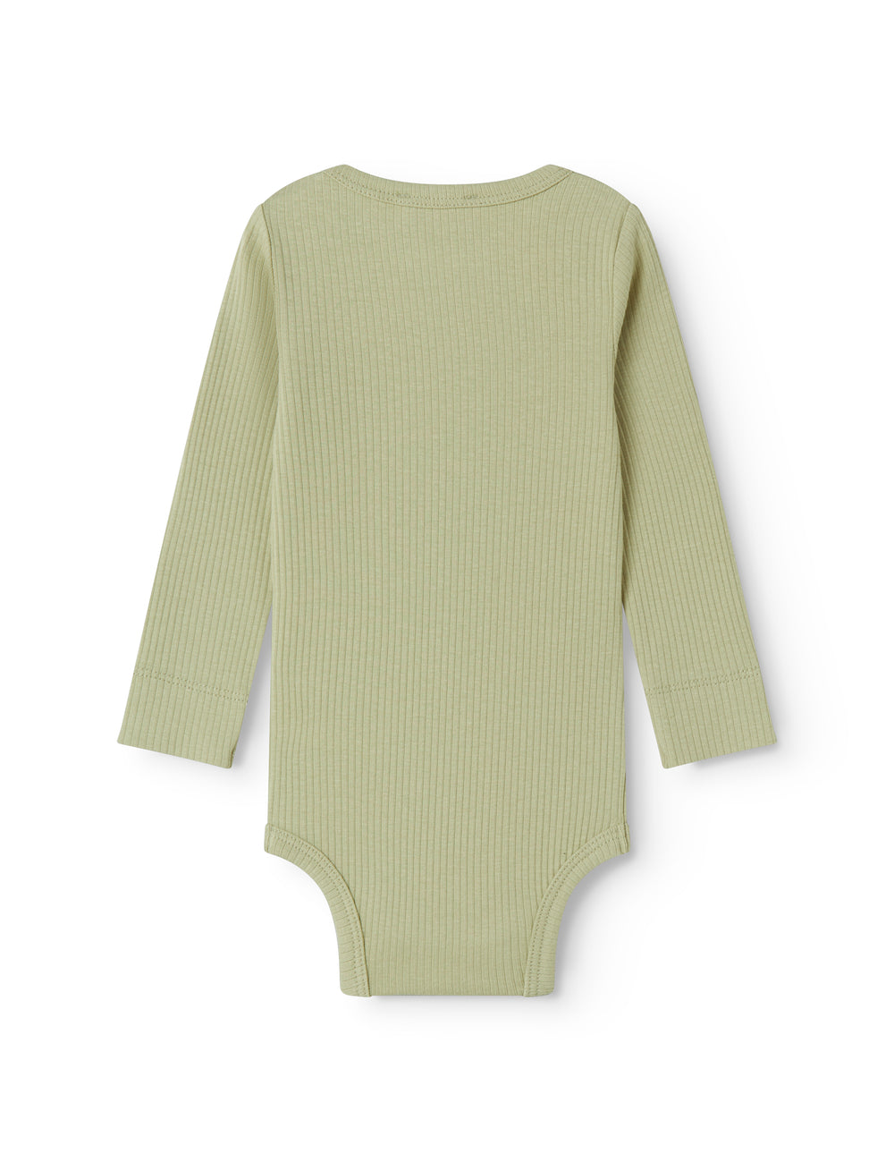 Lysegrøn langærmet baby bodystocking