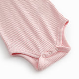 Red long-sleeved baby bodystocking