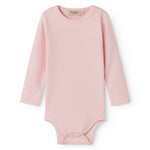 Red long-sleeved baby bodystocking