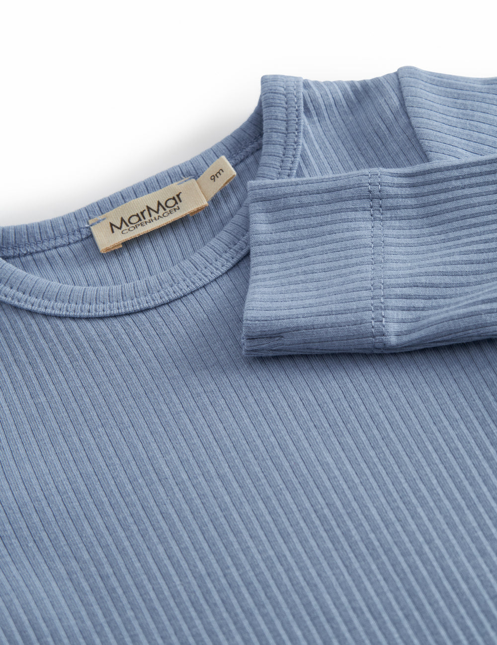 Azure Long-Sleeved Baby Bodystocking