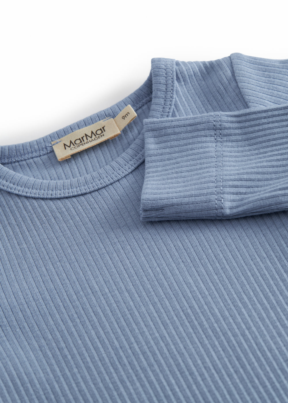 Azure Long-Sleeved Baby Bodystocking