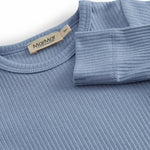 Azure Long-Sleeved Baby Bodystocking