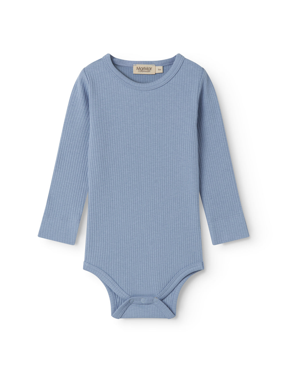 Azure Long-Sleeved Baby Bodystocking