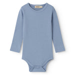 Azure Long-Sleeved Baby Bodystocking